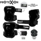 ProteXion Black KIDS Safety Pads - Three Piece Set