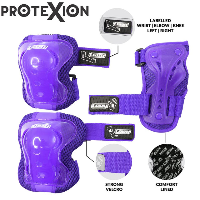 ProteXion Purple KIDS Safety Pads - Three Piece Set