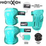 ProteXion Teal KIDS Safety Pads - Three Piece Set