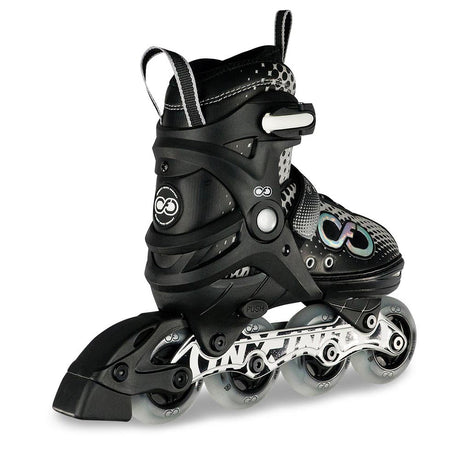 ALPHA Black Size Adjustable Inline Skates