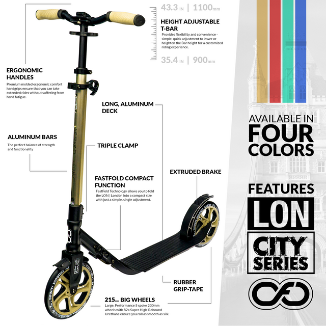 London Gold City Series Scooter