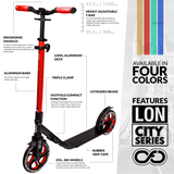 London Red City Series Scooter