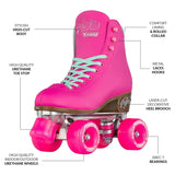 RETRO Pink Roller Skates