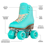 RETRO Teal Roller Skates