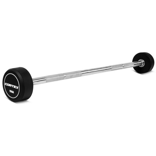 CORTEX 100kg ALPHA Series Fixed Barbell Set with Stand