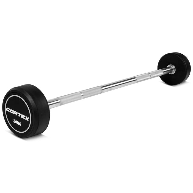 CORTEX 100kg ALPHA Series Fixed Barbell Set with Stand