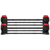 CORTEX Revolock V2 48kg Adjustable Dumbbell + Barbell + Kettlebell All-in-One Set with Stand (24kg Pair)