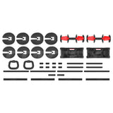 CORTEX Revolock V2 48kg Adjustable Dumbbell + Barbell + Kettlebell All-in-One Set with Stand (24kg Pair)