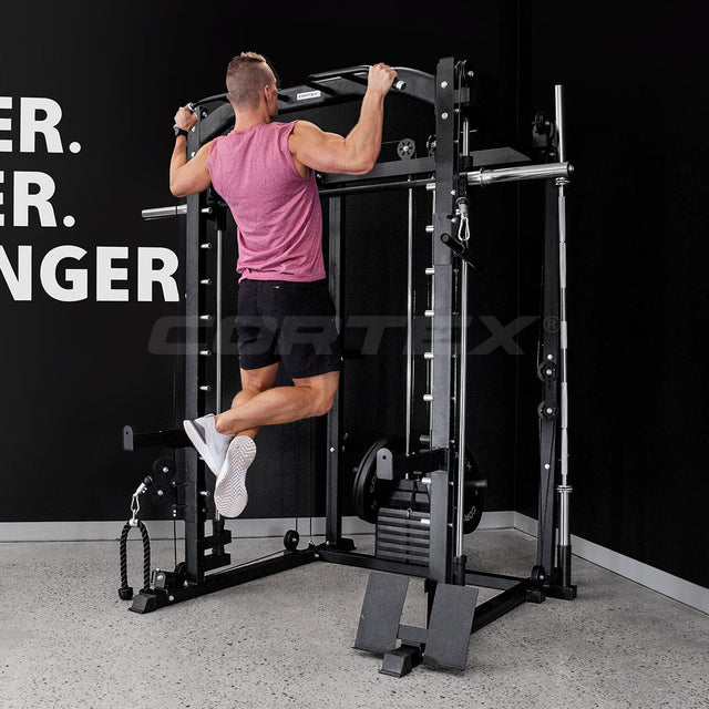 CORTEX SM-20 6-in-1 Power Rack with Smith & Cable Machine