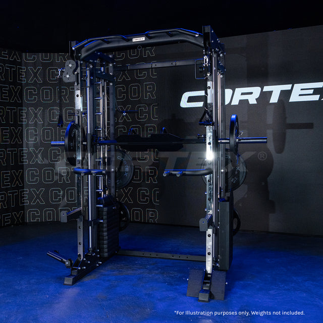CORTEX SM25 Multi Gym (Dual Stack Functional Trainer, Smith Machine, Half Rack)