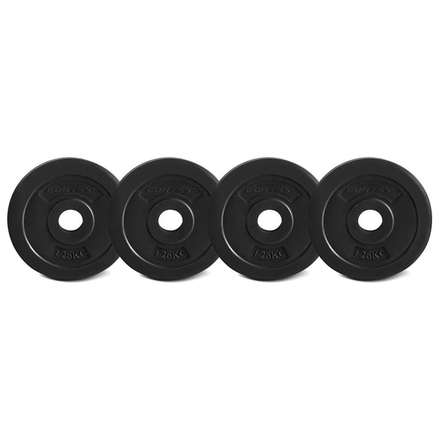 CORTEX 1.25kg EnduraShell Standard Weight Plates 25mm (Set of 4)