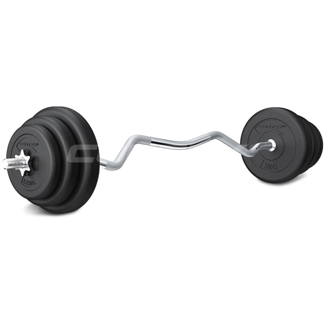 CORTEX 90kg EnduraCast Barbell Weight Set