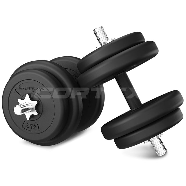 CORTEX 90kg EnduraCast Barbell Weight Set