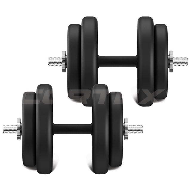 CORTEX 40kg EnduraCast Dumbbell Weight Set