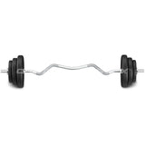 CORTEX 40kg EnduraCast Curl Bar Weight Set