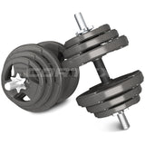 CORTEX 90kg Tri-Grip Standard Barbell Weight Set with Weight Tree 25mm