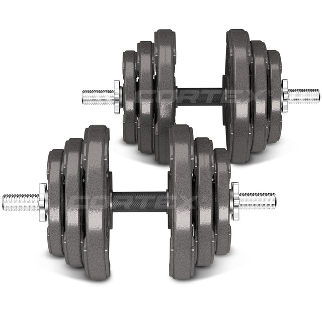 CORTEX 40kg Dumbbell Standard Weight Set 25mm