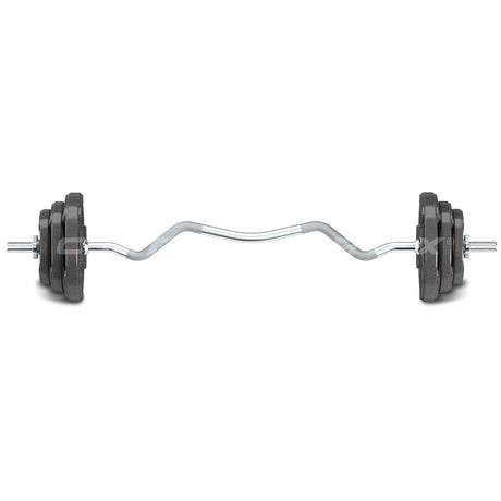 CORTEX 40kg Curl Bar Standard Weight Set 25mm