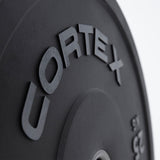 CORTEX 5kg Black Series V2 50mm Rubber Olympic Bumper Plate (Pair)