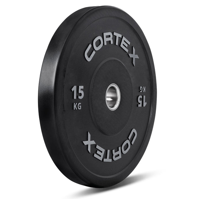 CORTEX 260kg Black Series V2 Rubber Olympic Bumper Plate Set 50mm with ZEUS100 Barbell