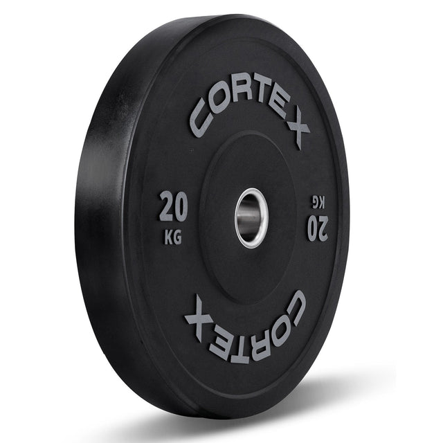 CORTEX 260kg Black Series V2 Rubber Olympic Bumper Plate Set 50mm with ZEUS100 Barbell