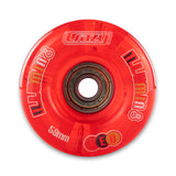 iLLUMIN8 Red LED Light Up Roller Skate Wheels