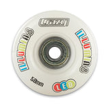 iLLUMIN8 White LED Light Up Roller Skate Wheels