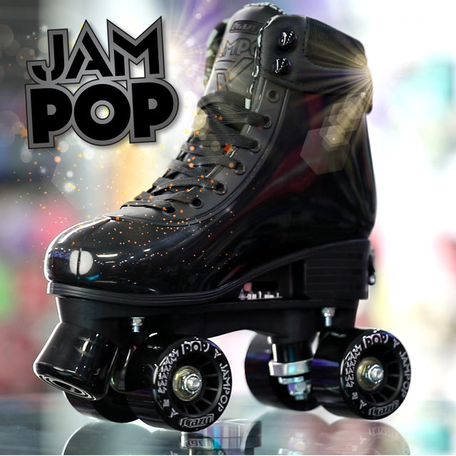 JAM POP Black Size Adjustable Roller Skates