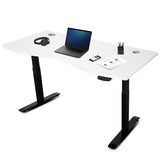 Lifespan Fitness ErgoDesk AUTO Series Automatic Standing Desk 150cm in White & Black