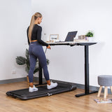 Lifespan Fitness ErgoDesk AUTO Series Automatic Standing Desk 180cm in White & Black