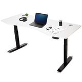 Lifespan Fitness ErgoDesk AUTO Series Automatic Standing Desk 180cm in White & Black