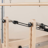 Lifespan Fitness Contour Cadillac Pilates Reformer with Full Trapeze Table (Black)