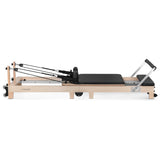 Lifespan Fitness Contour 2 Folding Wood Pilates Reformer Set (Black)