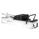 Lifespan Fitness Contour Studio Commercial Pilates Reformer Bed Set (Black)