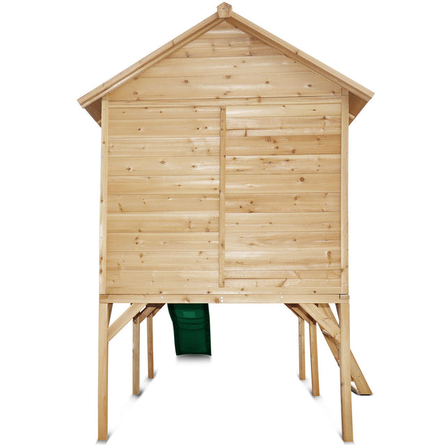 Lifespan Kids Archie Elevated Cubby House with Green Slide