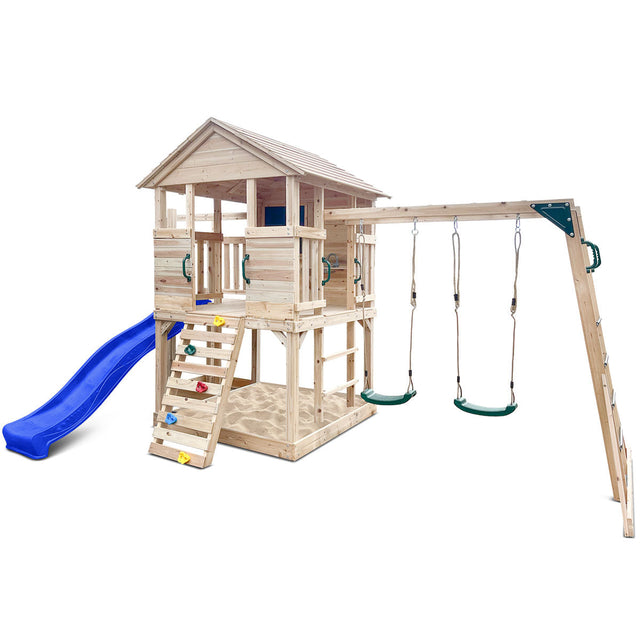 Lifespan Kids Kingston Cubby House with 2.2m Blue Slide