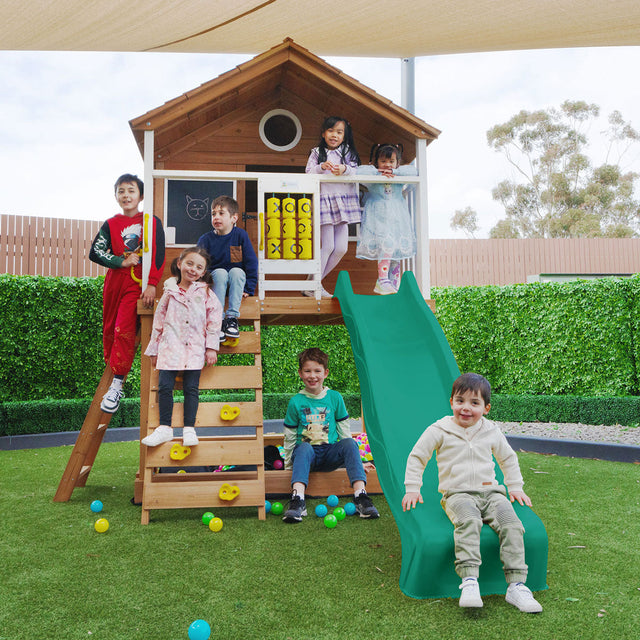 Lifespan Kids Warrigal Cubby House - Green Slide