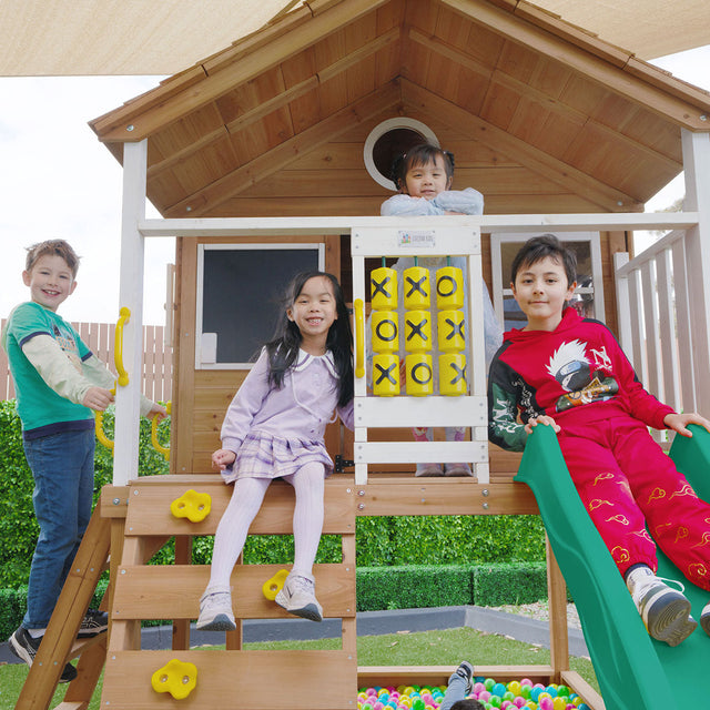 Lifespan Kids Warrigal Cubby House - Green Slide