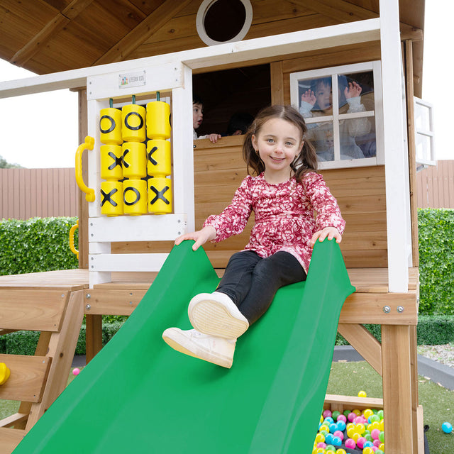 Lifespan Kids Warrigal Cubby House - Green Slide