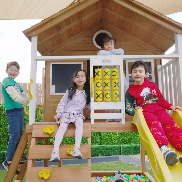 Lifespan Kids Warrigal Cubby House - Yellow Slide