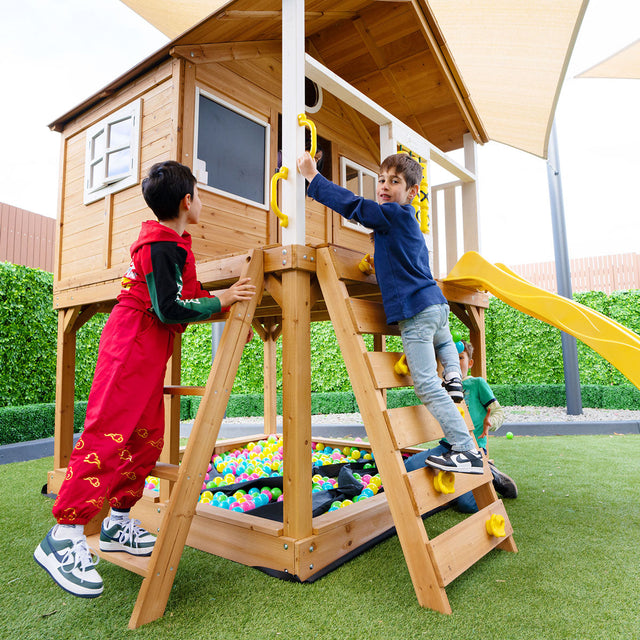 Lifespan Kids Warrigal Cubby House - Yellow Slide