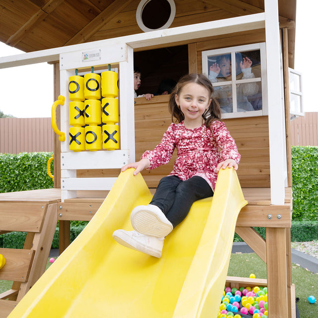 Lifespan Kids Warrigal Cubby House - Yellow Slide