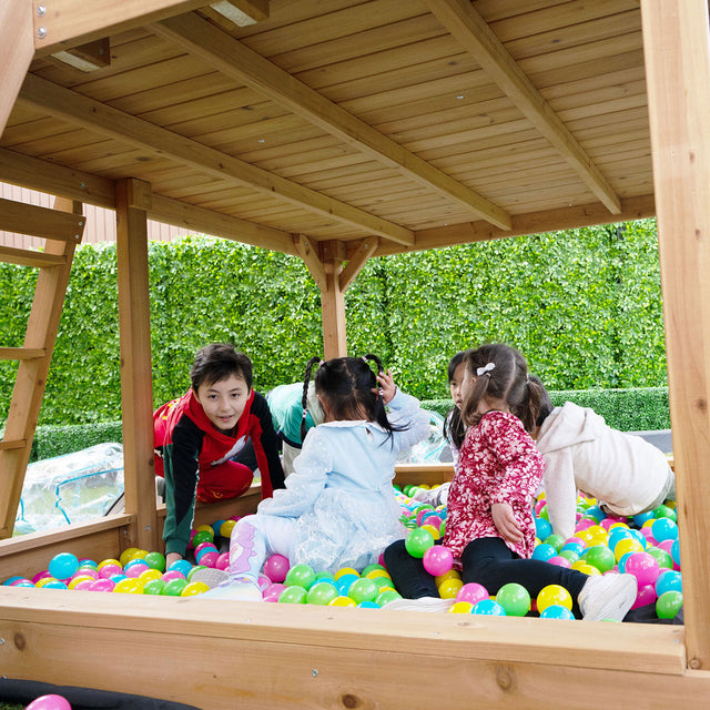 Lifespan Kids Warrigal Cubby House - Yellow Slide