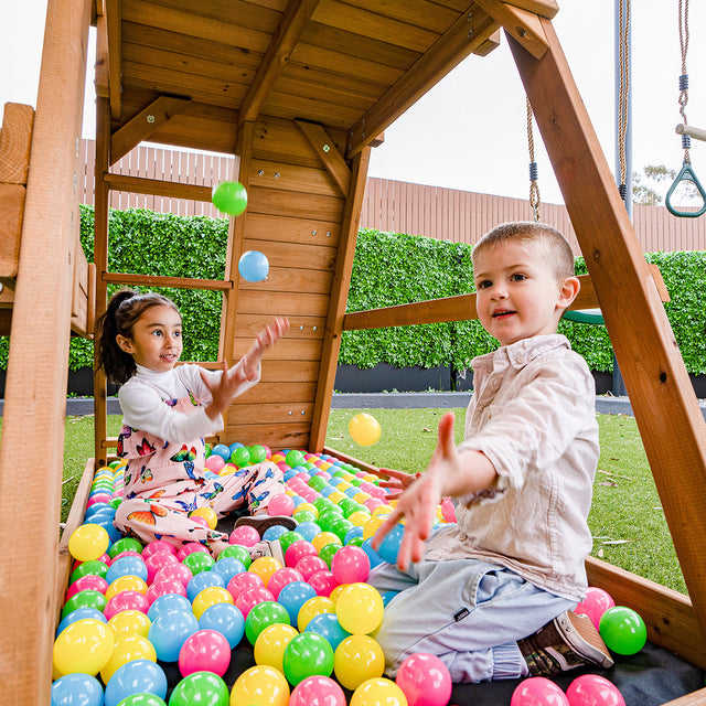 Lifespan Kids Birmingham Play Centre Set with 2.2m Green Slide