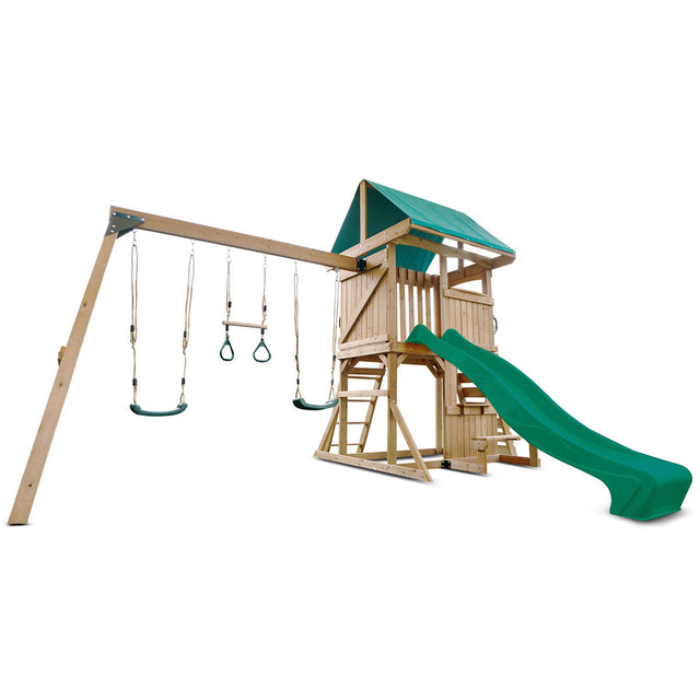 Lifespan Kids Carindale Play Centre Set with 2.2m Green Slide