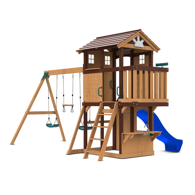 Lifespan Kids Darlington Play Centre Set with 2.2m Blue Slide