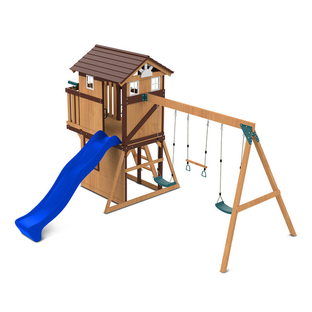 Lifespan Kids Darlington Play Centre Set with 2.2m Blue Slide