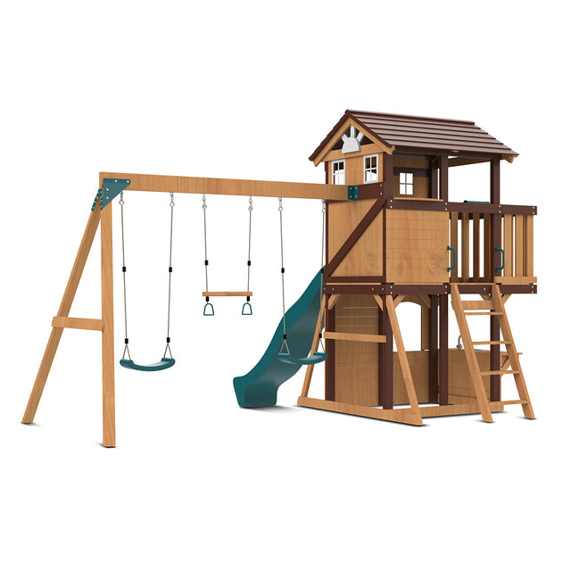 Lifespan Kids Darlington Play Centre Set with 2.2m Green Slide