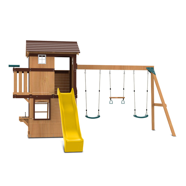 Lifespan Kids Darlington Play Centre Set with 2.2m Yellow Slide