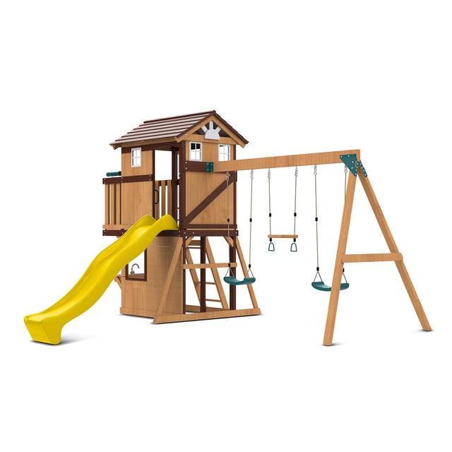 Lifespan Kids Darlington Play Centre Set with 2.2m Yellow Slide